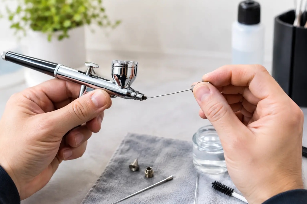 Airbrush Nozzle Cleaning for Reliable Paint Flow (06.10.26)